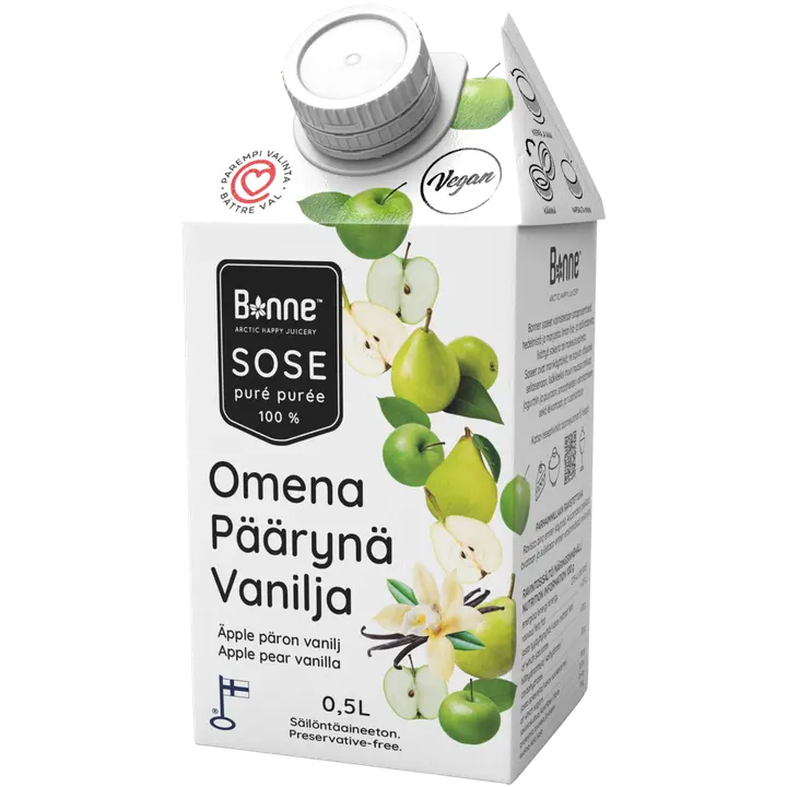 Bonne Omena-päärynä-vaniljasose 0,5L