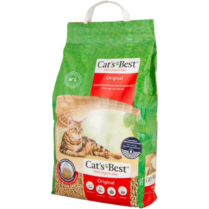 Cat's Best Original 7 l / 3 kg paakkuuntuva kissanhiekka