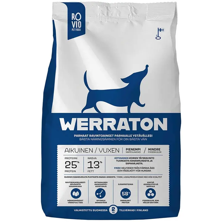 Rovio Pet Foods Werraton Aikuinen 2 kg