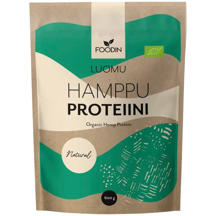 Foodin Hamppuproteiini, luomu 600g