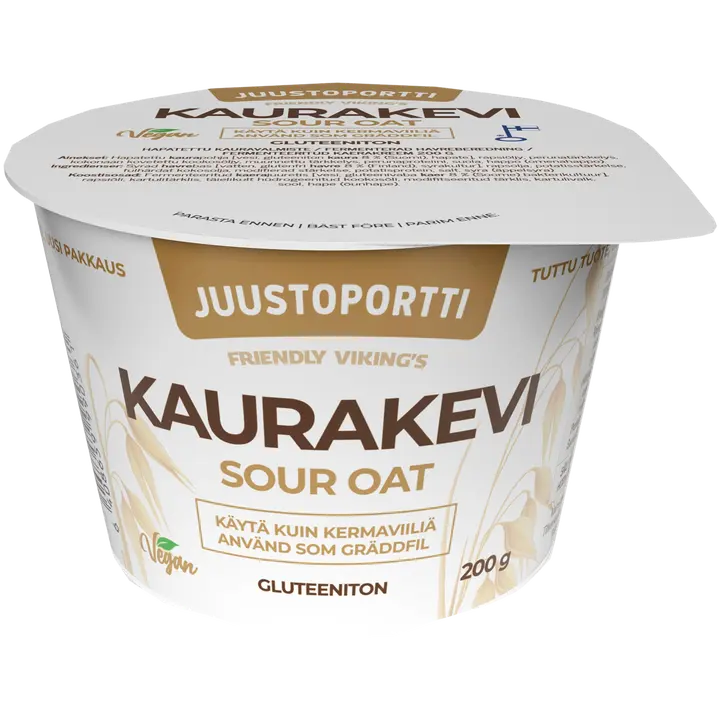 Juustoportti Friendly Viking's Kaurakevi 200 g gluteeniton