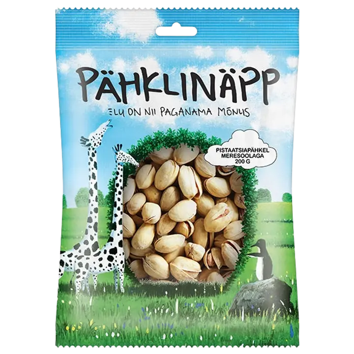Pähklinäpp pistaatsiapähklid meresoolaga 200 g