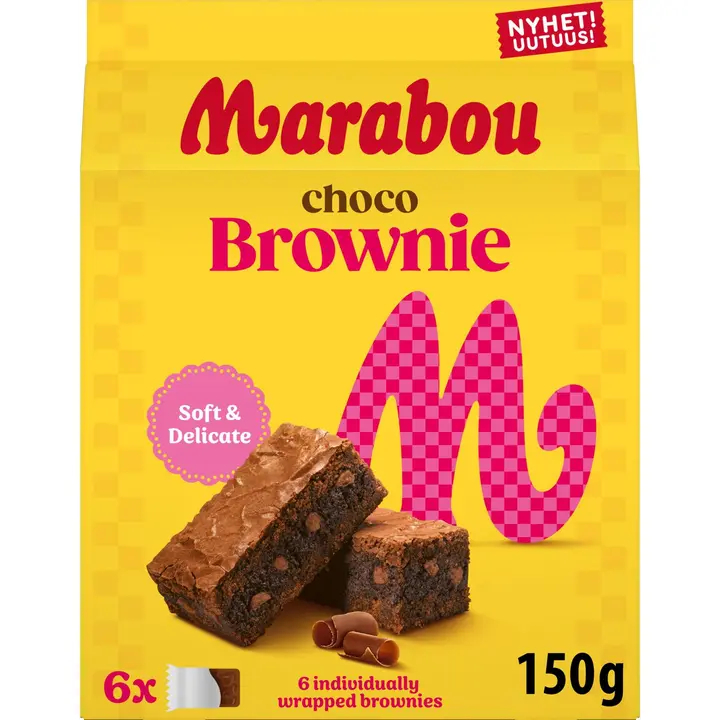 Marabou Brownie Leivonnaiset 150g