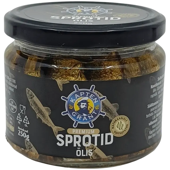 Kapten Grant sprotid õlis 250g