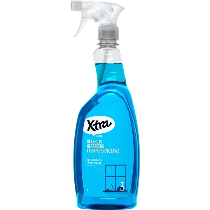 Xtra lasinpuhdistusaine 1l