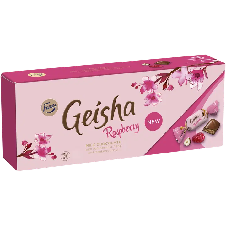 Fazer Geisha Vadelma suklaakonvehti 250g