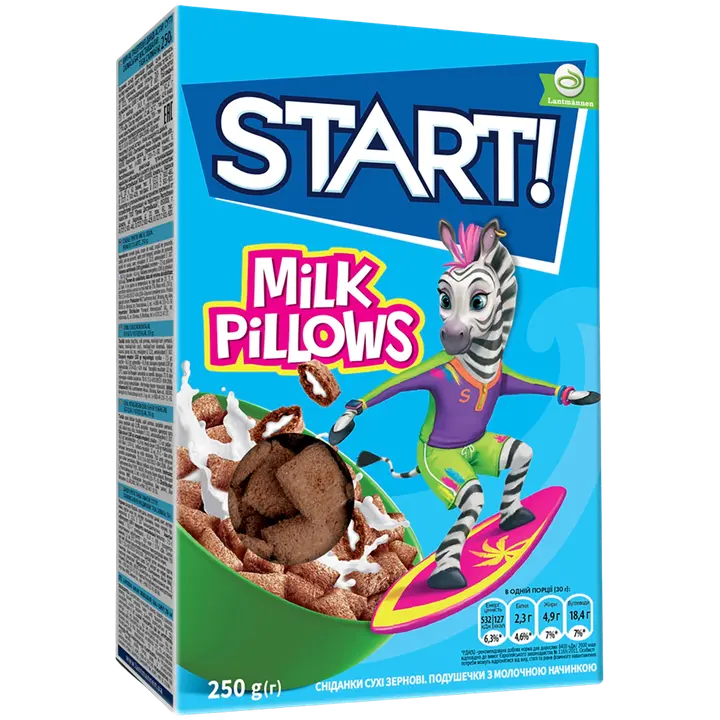 Start padjakesed piimamaitselise täidisega 250 g