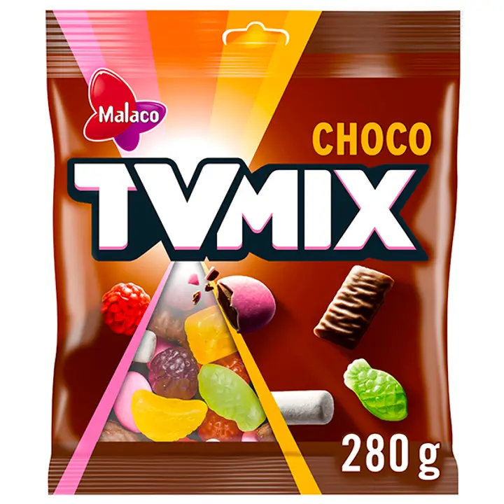 Malaco TV Mix Choco makeissekoitus 280g
