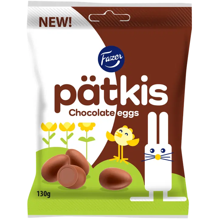 Fazer Pätkis Chocolate eggs suklaamuna 130g
