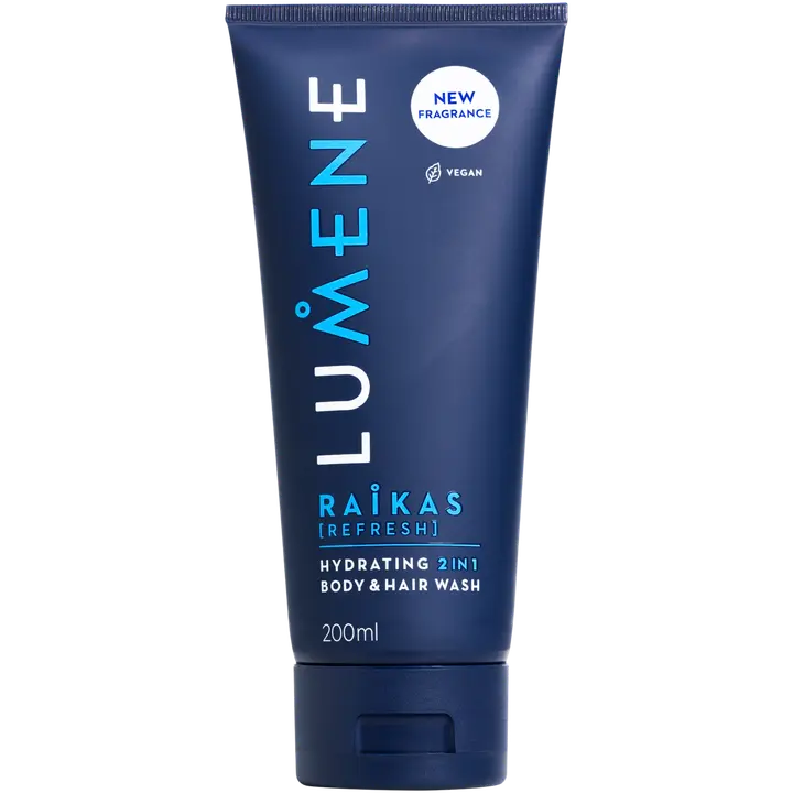 Lumene Men RAIKAS Kosteuttava 2in1 Suihkugeeli 200ml