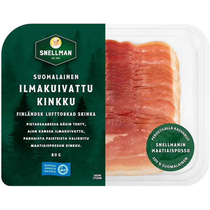Snellman Ilmakuivattu kinkku 80g