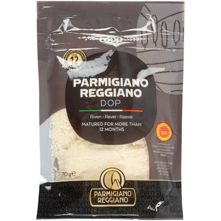 Coop Parmigiano Reggiano, riivitud, 12 kuud, 70 g