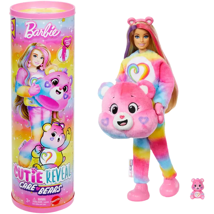 Barbie cutie reveal roosa pehme kaisukaru