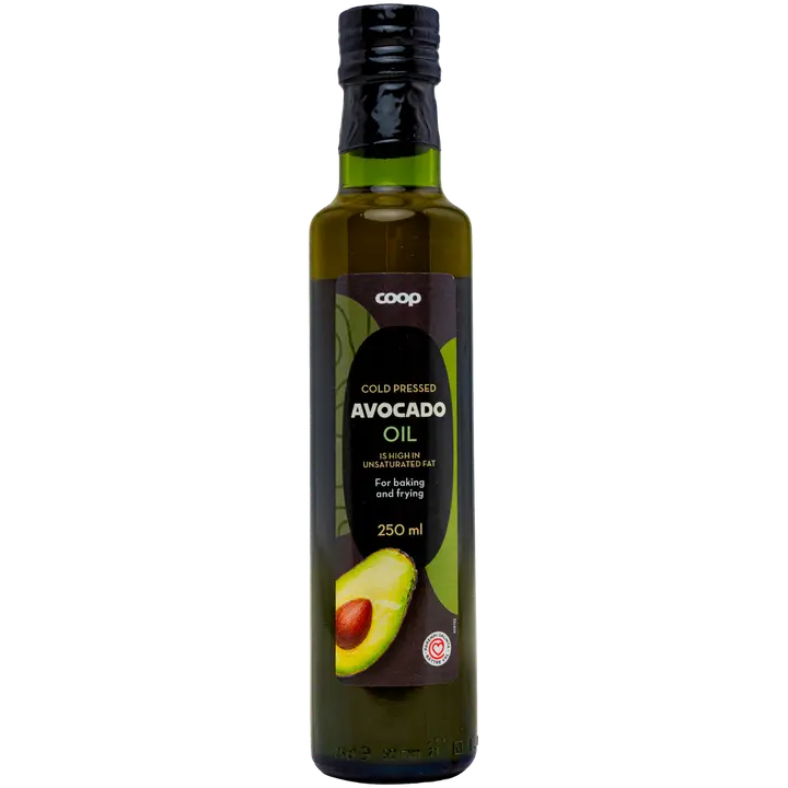 Coop kylmäpuristettu avokadoöljy 250 ml