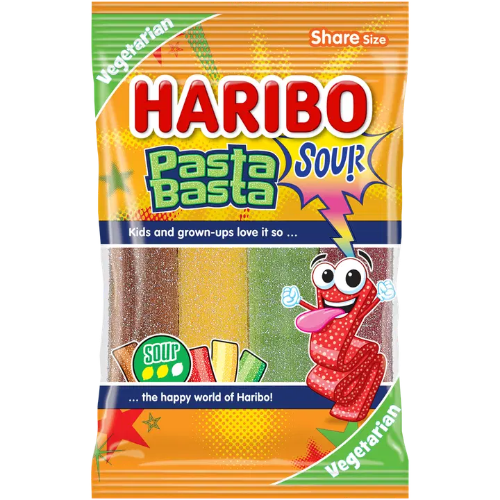 HARIBO Pasta Basta Sour 80 g karkkipussi