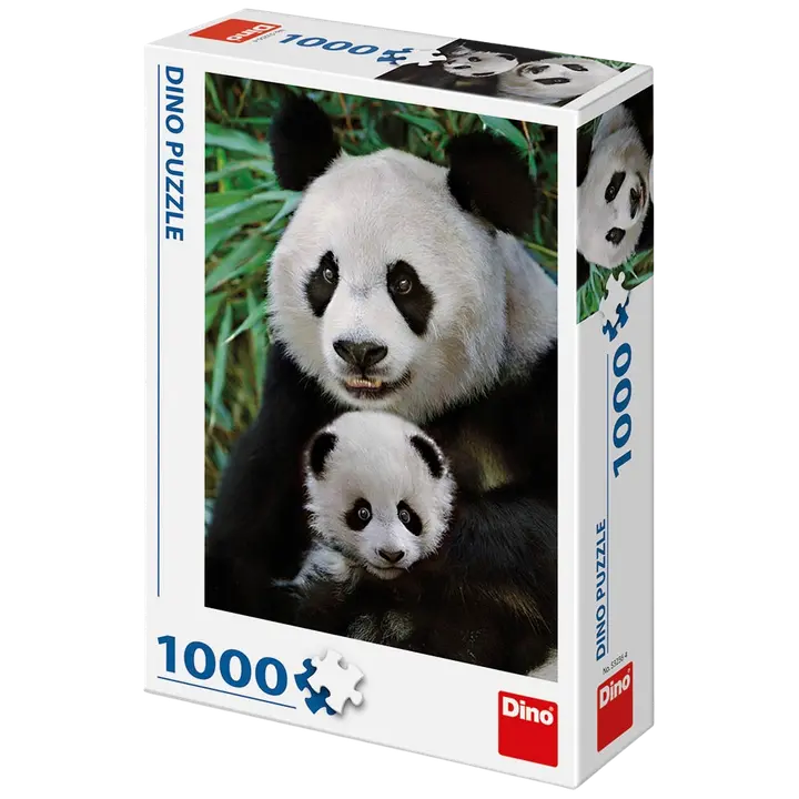 Dino pusle 1000 Panda perekond