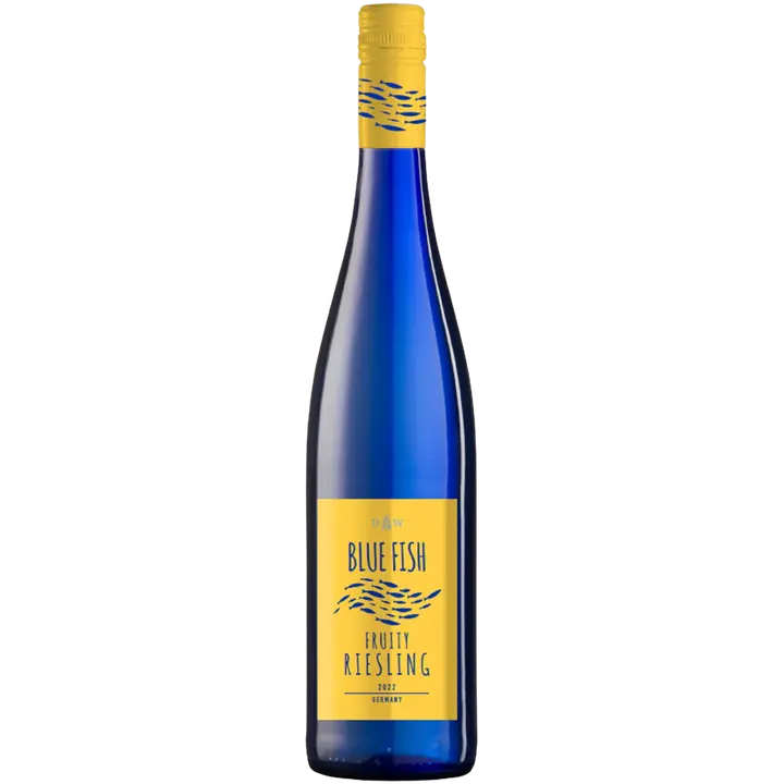 Blue Fish Fruity Riesling Valkoviini 8,0 til-% 75cl plo