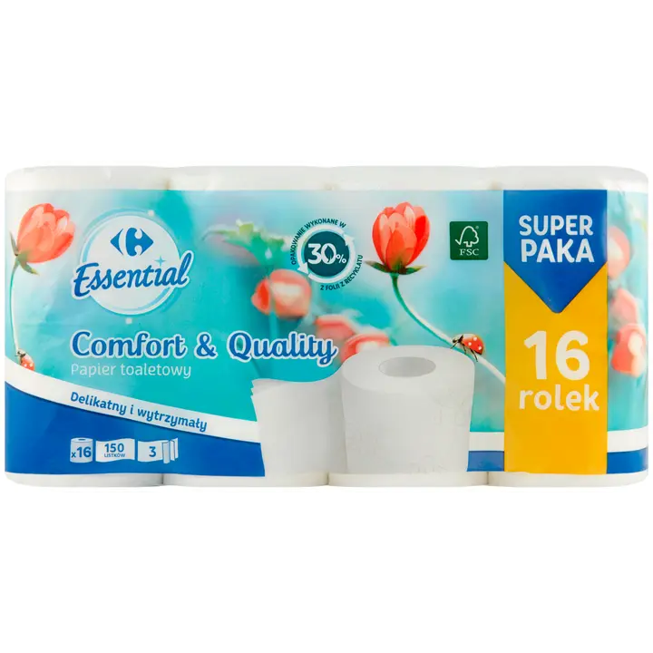 Wc-paber 3-kihiline 16 rulli