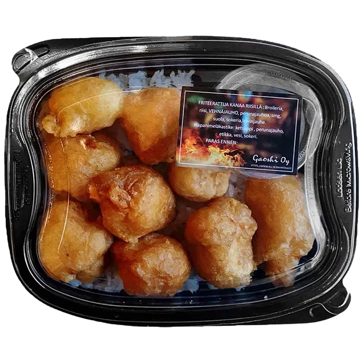 Gaoshi Oy Friteerattua kana – Rapeaa ja mehevää, maidoton