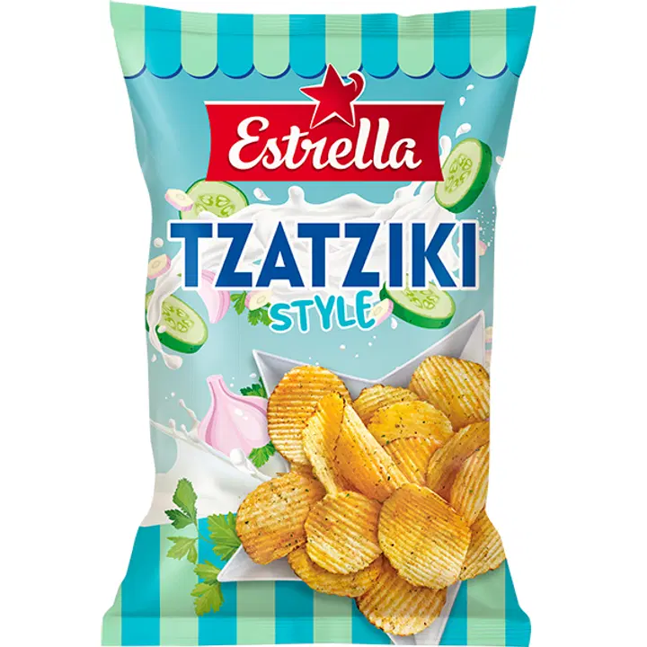 Estrella Tzatziki style chips 250g