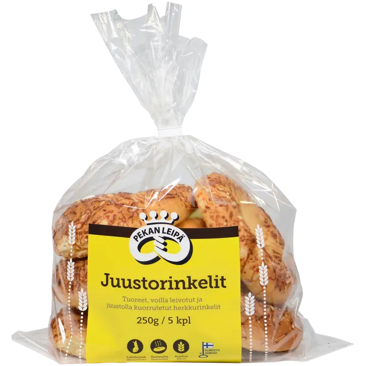 Pekan Leipä Juustorinkeli 5kpl 250g