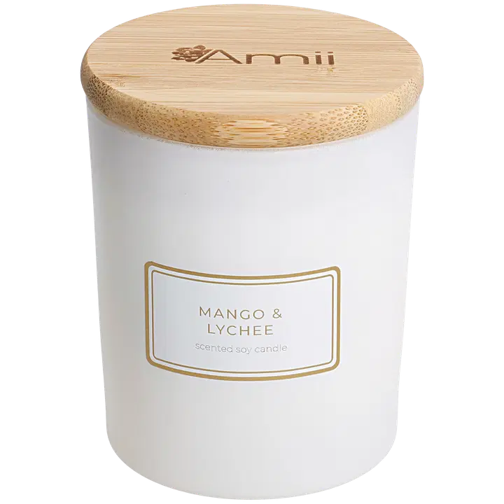 Sojavahast lõhnaküünal Amii Mango&Lychee 140g