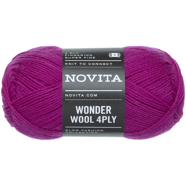 Novita lanka Wonder Wool 4PLY 50 g neilikka 780