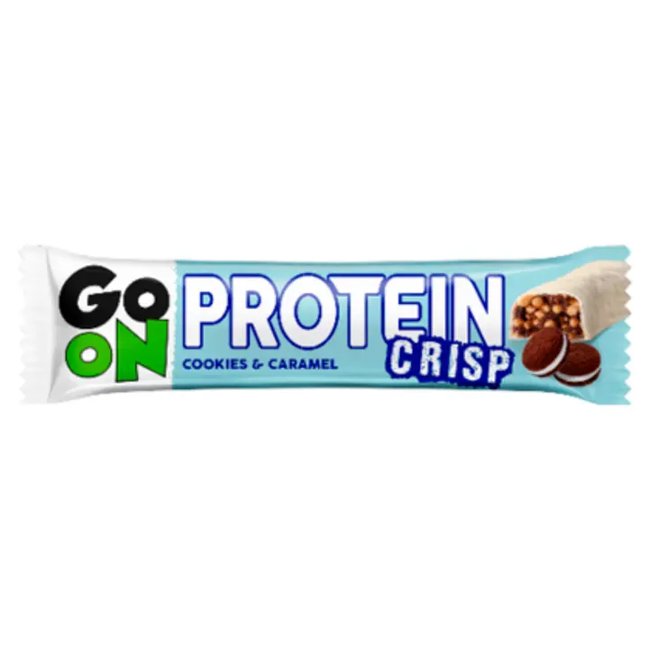 GO ON Protein Crisp küpsise-karamelli proteiinibatoon 50g