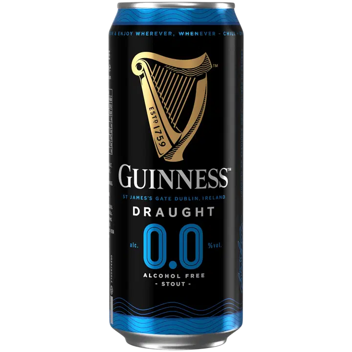 Guinness Draught Stout alkoholiton olut 0 % tölkki 0,44 L