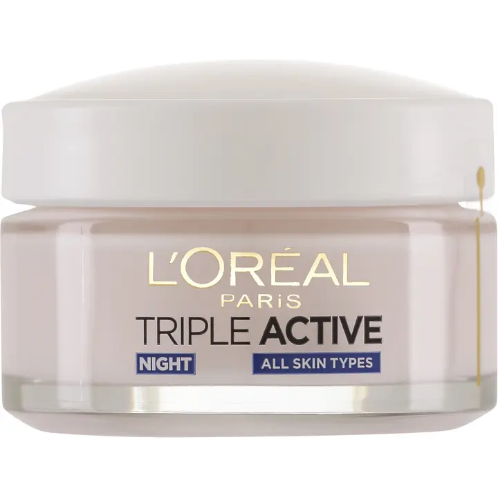 L'Oréal Paris Triple Active kosteuttava yövoide 50ml