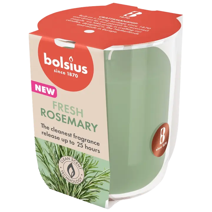 Lõhnaküünal Bolsius Värske rosmariin