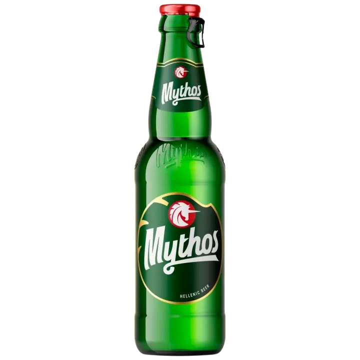 Mythos Lager 5 til-% lasipullo 33cl