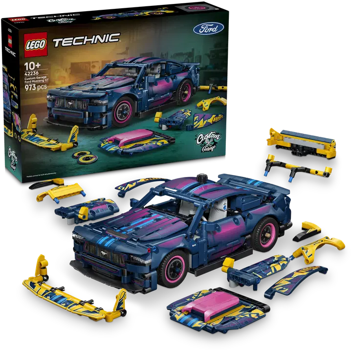 LEGO® Technic 42236 Tuunaustallin Ford Mustang GT ‑auto