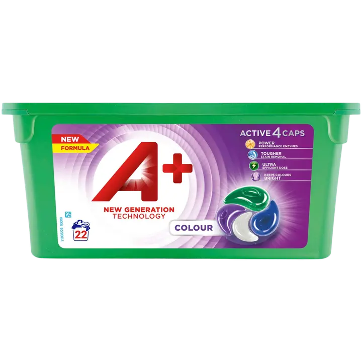 A+ Active4 Caps Colour pyykinpesukapselit 22kpl