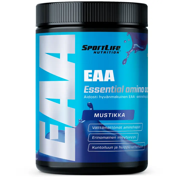 SportLife Nutrition EAA 300g Mustikka Aminohappo juomajauhe