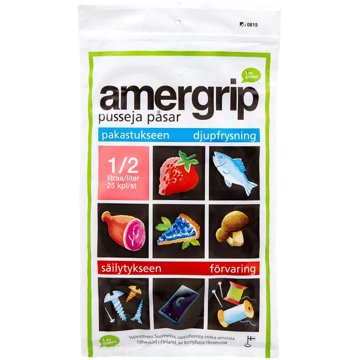 AMERGRIP 25KPL/0,5L PE PUSSI