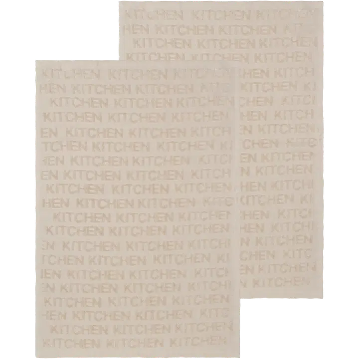 House keittiöpyyhe Kitchen 2 kpl beige
