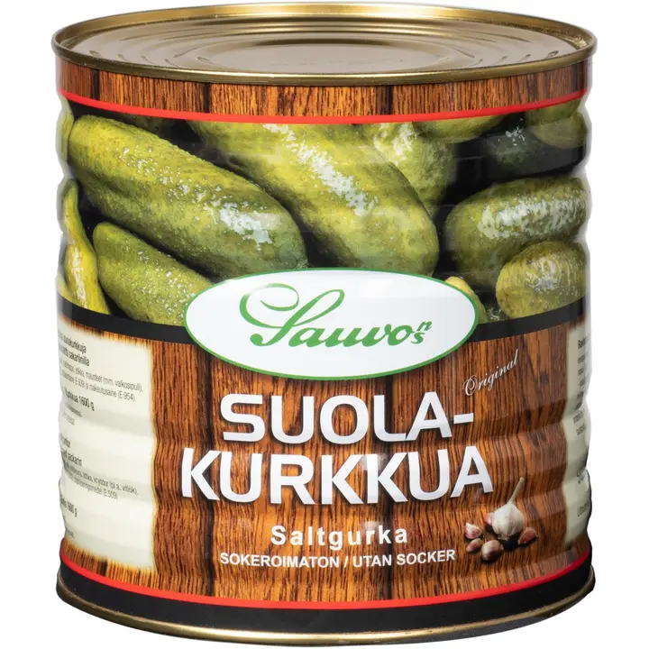 Sauvon 2,9/1,6 kg Suolakurkkua