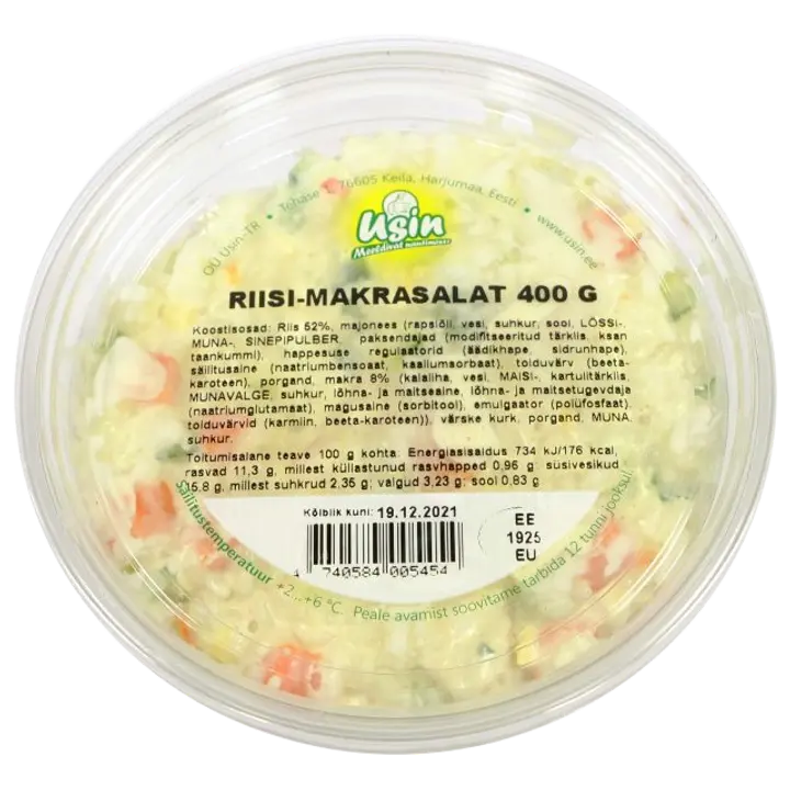 USIN Riisi-makrasalat 400 g