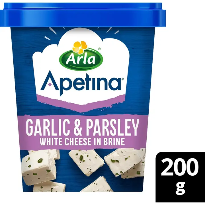 Arla Apetina 410/200g Valkosipuli-Persilja salaattijuustokuutiot