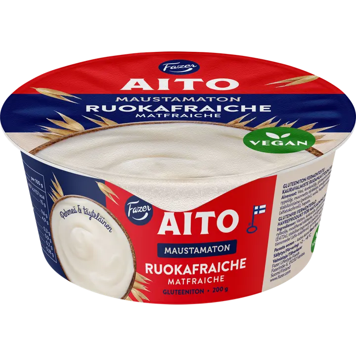 Fazer Aito Ruokafraiche Maustamaton 200g, gluteeniton kauravalmiste ruoanlaittoon