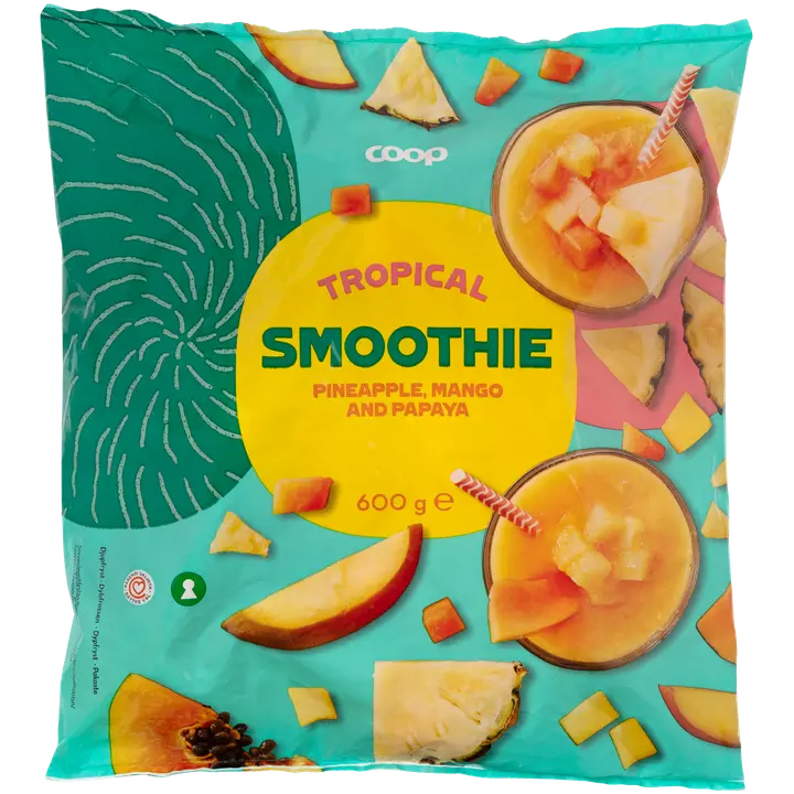 Coop smoothie hedelmäsekoitus 600 g pakaste