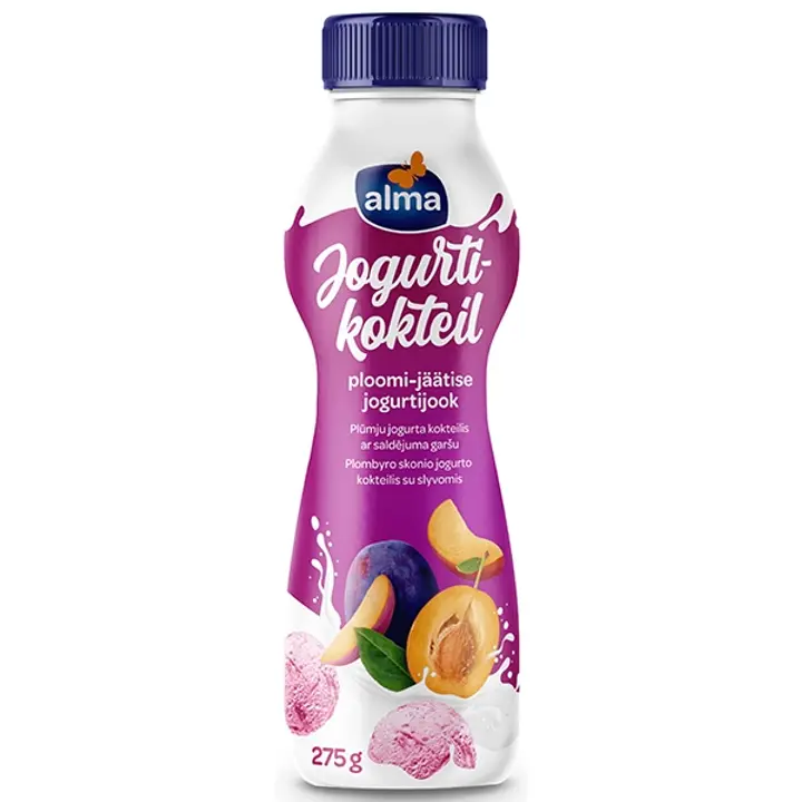 Alma Ploomi-jäätisemaitseline jogurtijook, 275 g