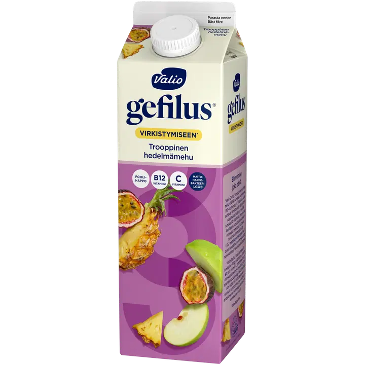 Valio Gefilus® hedelmämehu 1 l trooppinen+foolihappo