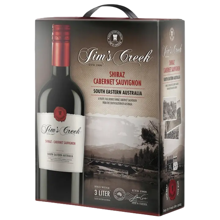 Jim`s Creek Shiraz-Cabernet Sauvignon GT vein 13,5%vol 3L