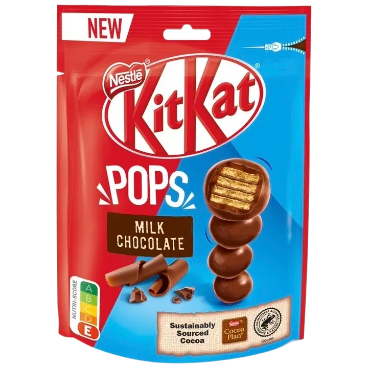 Nestlé KitKat Pop Chocs 140g maitosuklaata ja rapeata vohvelia