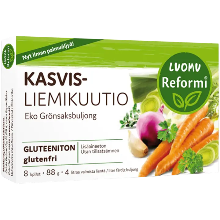 Reformi juurviljapuljongi kuubikud, 96 g 8 tk