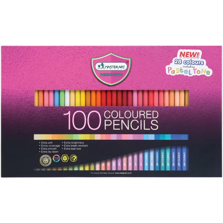 Puuvärikynät 100 kpl
