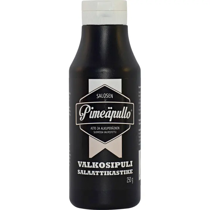 Salosen Pimeäpullo 250g Valkosipulisalaattikastike