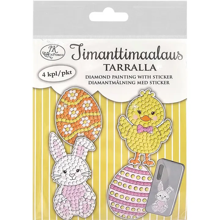 J.K. Primeco Timanttimaalaustarra Pääsiäinen 4kpl